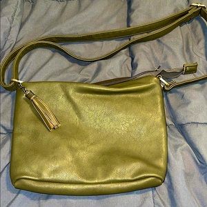 Cracker Barrel Leather Bag (olive)